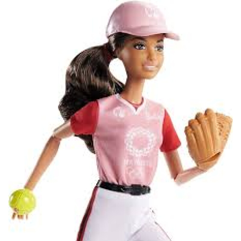 Tokyo 2020 Olympic Barbie - Juego de muñecas de sóftbol Tokyo 2020 Olympic Barbie - Juego de muñecas de sóftbol