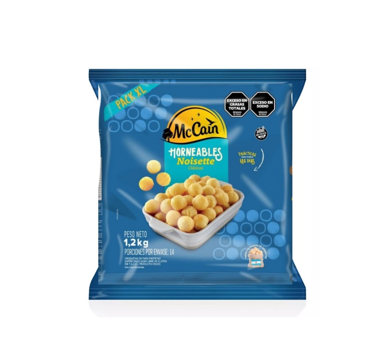 Papas noisette horneables 1,2 kgs 