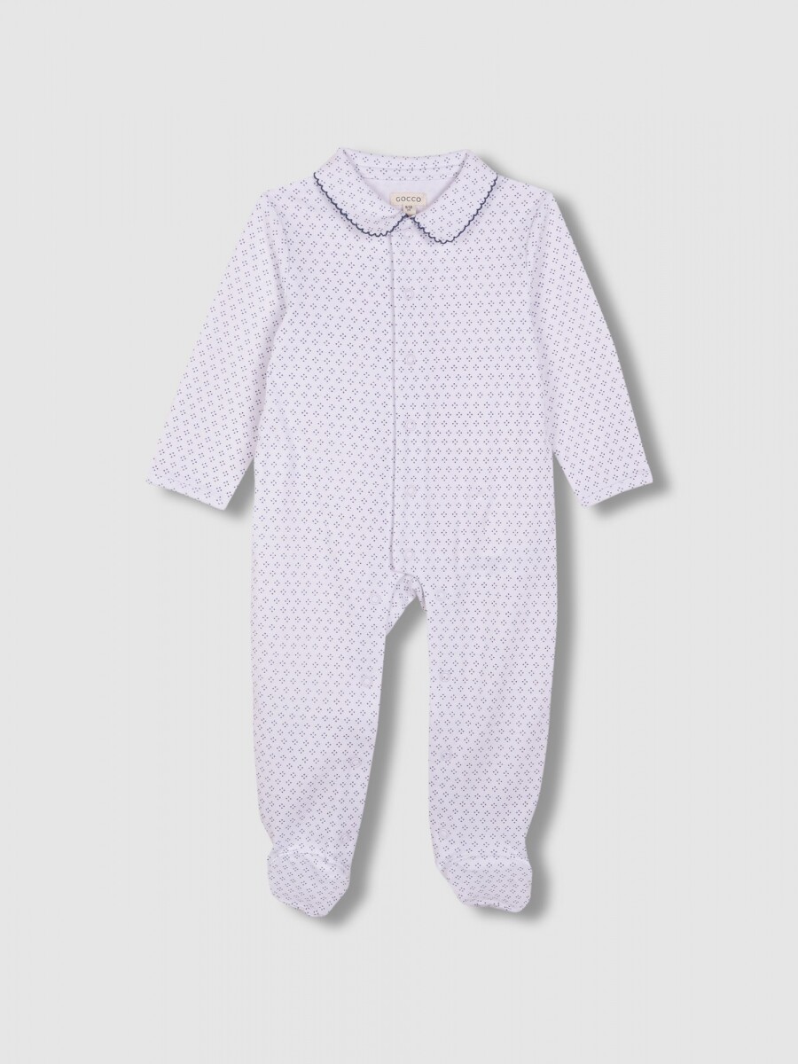 Pijama Manga Larga Gris