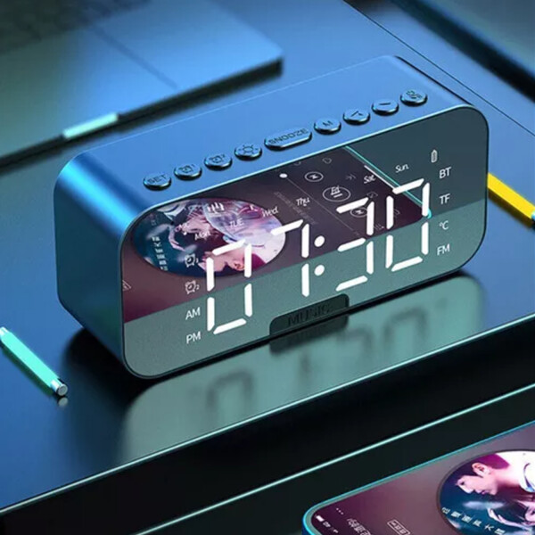 Reloj Radio Parlante Bluetooth Ledstar G10 RELOJ DESPERTADOR BT/FM/AUX G10