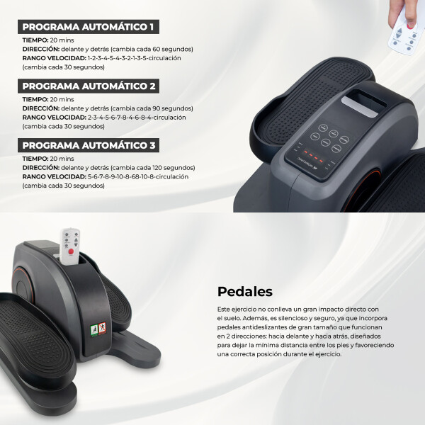 Ejercitador De Piernas Elíptico OLT EJERCITADOR PIERNAS 23C-4 NEGRO