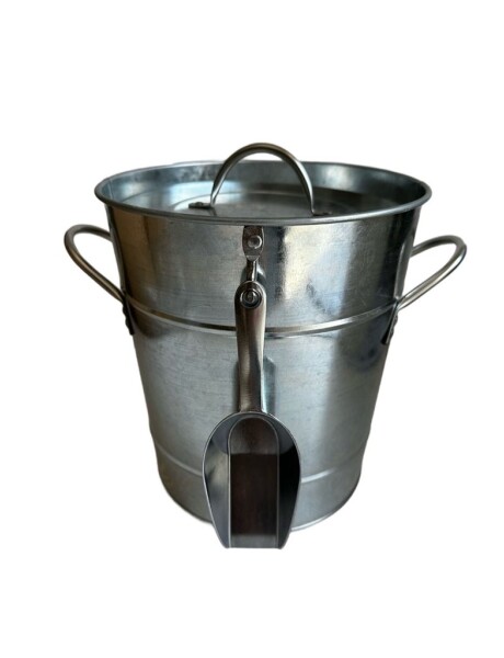 HIELERA CON PALA 19.5x16x20.5CM PLATA HIELERA CON PALA 19.5x16x20.5CM PLATA