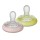 Set de 2 chupetes breast like 0 a 6 meses rosa/amarillo