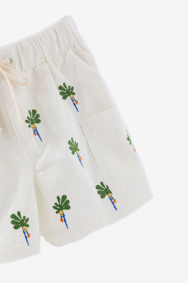 Short niño Blanco