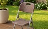 Silla de exterior plegable Marrón Silla de exterior plegable Marrón