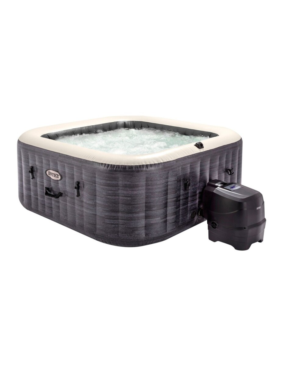 INTEX PURESPA GREYSTONE SQUARE CAPACIDAD 6 PERSONAS 