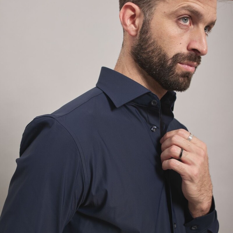 Camisa técnica Azul