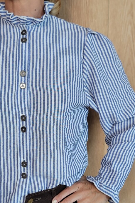 Camisa Mili Raya Azul