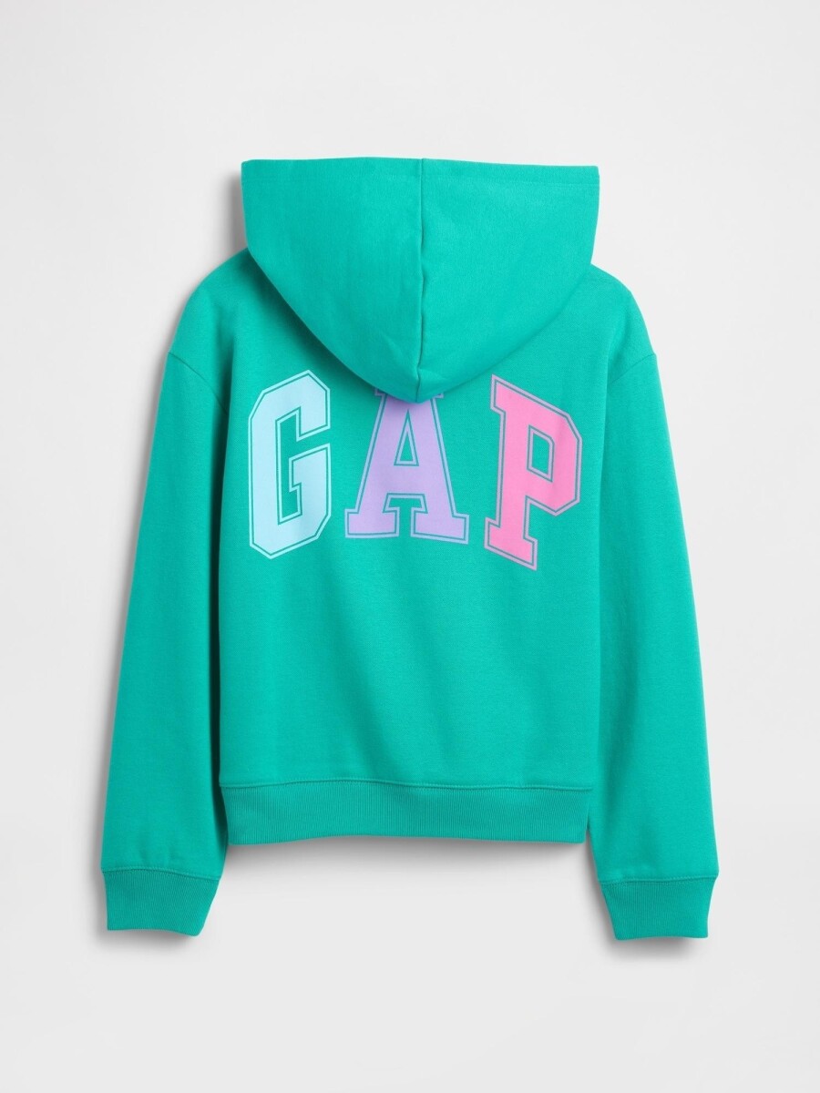 Canguro Logo Gap Niña - Green Mirage 
