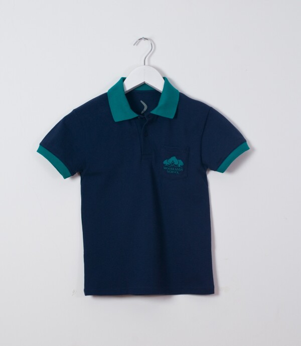 Remera Polo femenina Woodlands Navy