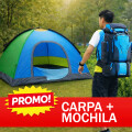 Carpa 2x2 Con Mochila Set Para Camping Carpa 2x2 Con Mochila Set Para Camping