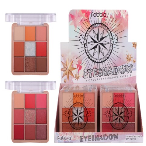 FEBBLE Paleta de 9 Sombras Fantasía Matte y Satinadas Febble Paleta De 9 Sombras Fantasía Matte Y Satinadas