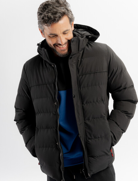 Campera Ravik capitoneada negro