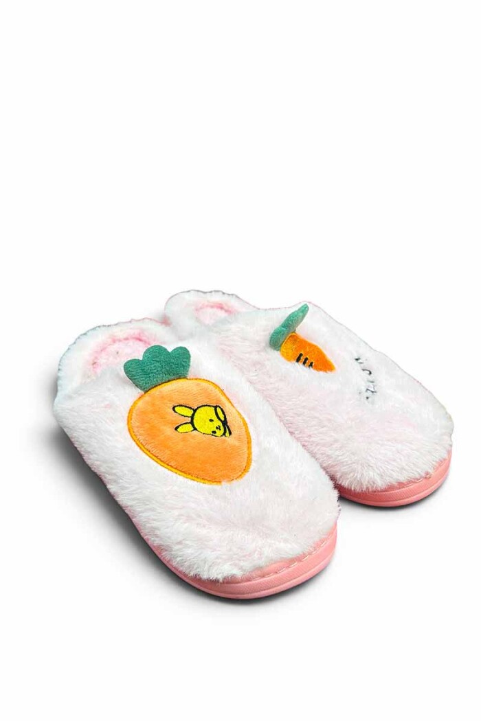 PANTUFLA PELUDITA Naranja
