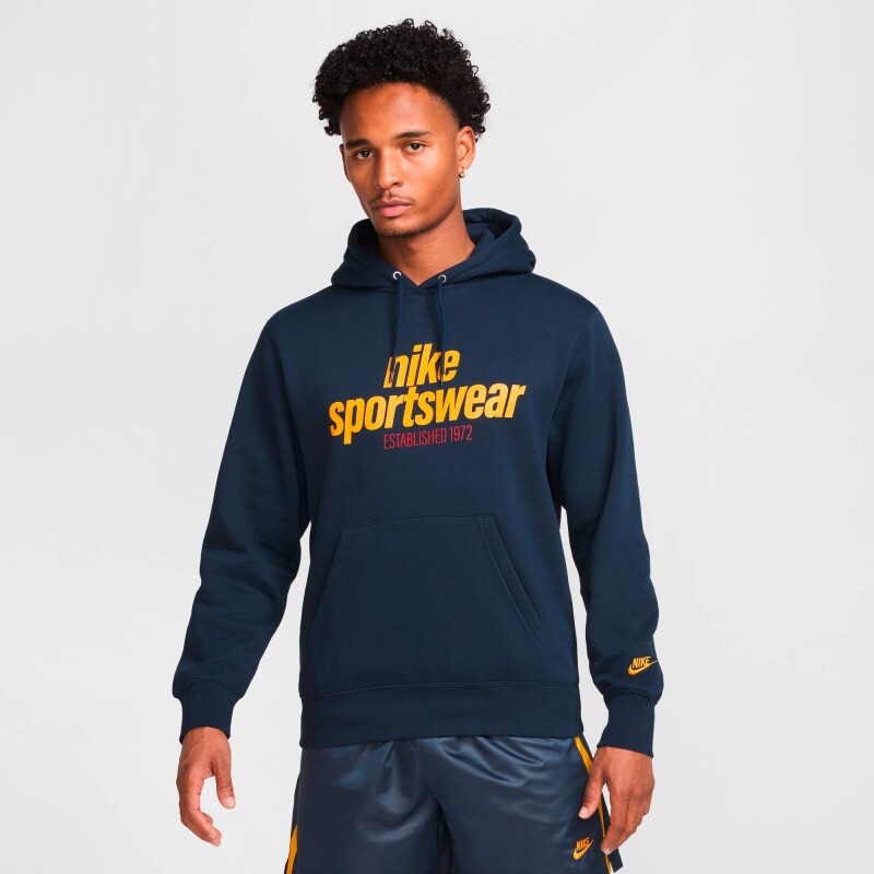 Abrigo Nike Club de Hombre Azul