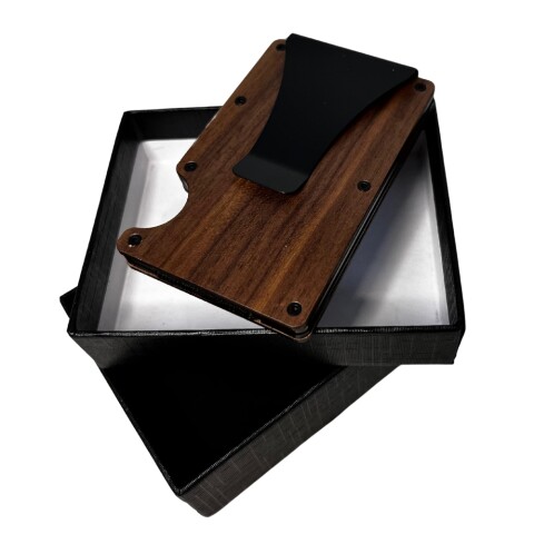 Billetera Tarjetero De Madera Billetera Tarjetero De Madera