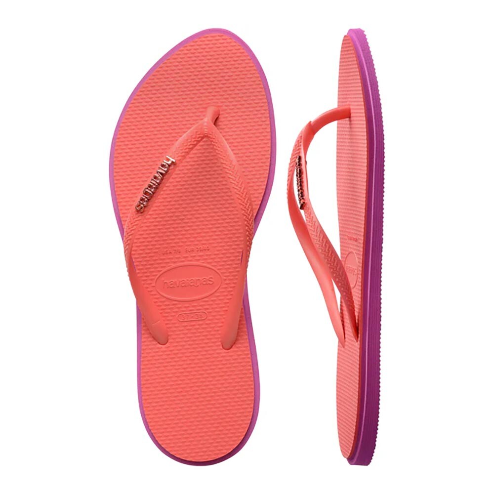 Sandalias Havaianas Slim Point FC Mujer Rose Gum/Tropical Coral
