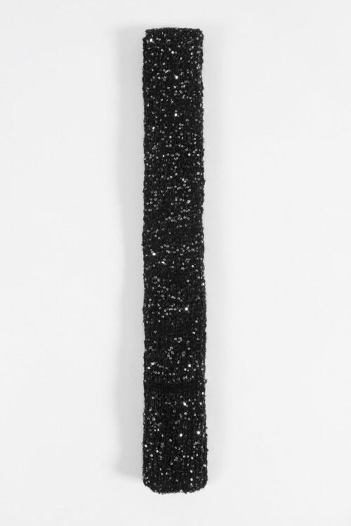 Pañuelo con lentejuelas negro