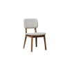 Silla de Comedor Classic - Línea Manhattan - Tela Bouclé/Natural