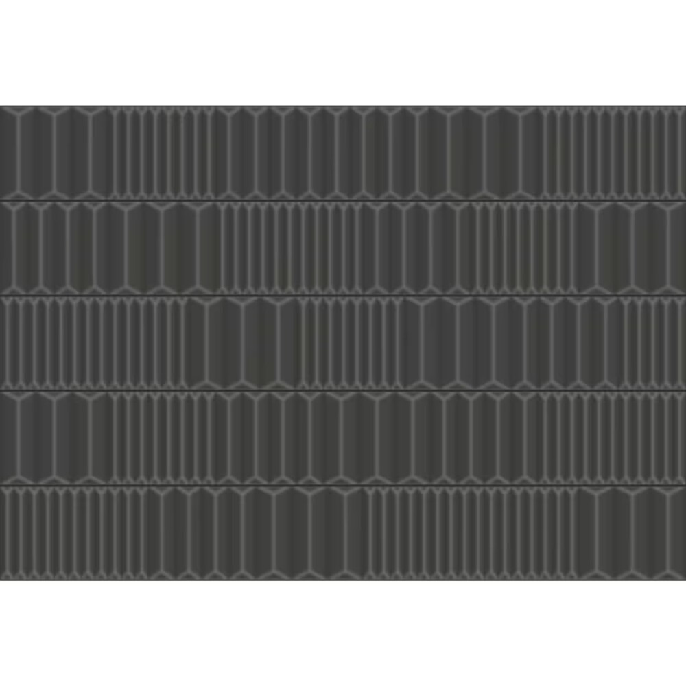 Porcelanato para pared Canudos Grafito 45x65 cm Satinado y Rectificado Porcelanato Para Pared Canudos Grafito 45x65 Cm Satinado Y Rectificado