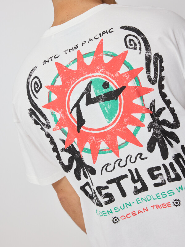 T-SHIRT EXAVI RUSTY Blanco