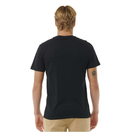 Remera Rip Curl Brand Icon Embroidery Tee Negro