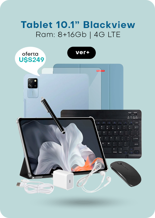 Tablet Blackview Tab 60 Pro Bundle De 10.1" 8+16gb Lte