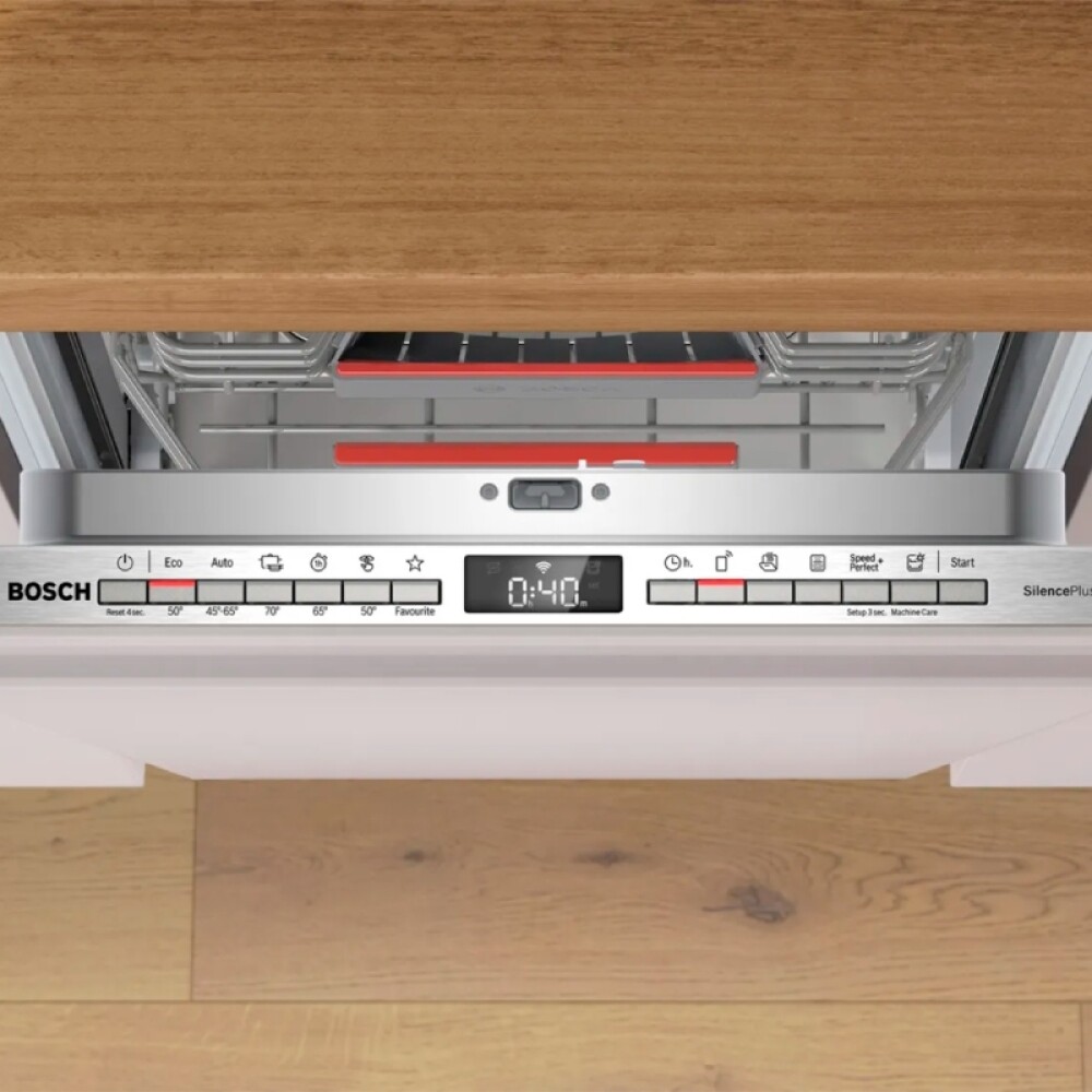 Lavavajillas integrable panelable Bosch SPV4EMX25E blanco