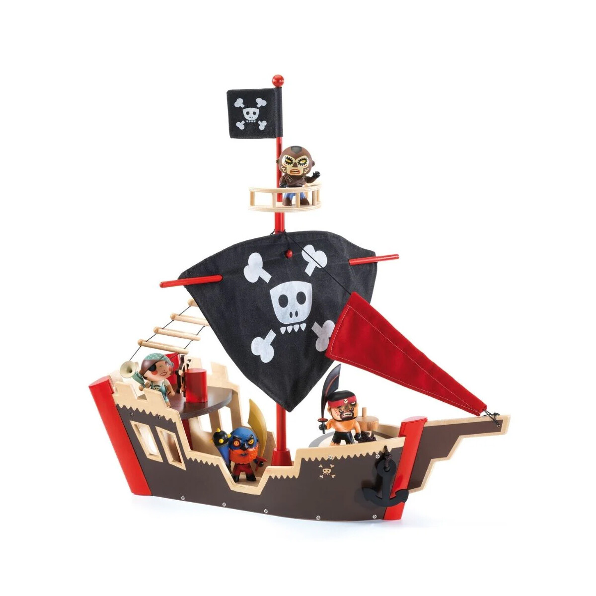 Barco Pirata de madera Djeco 