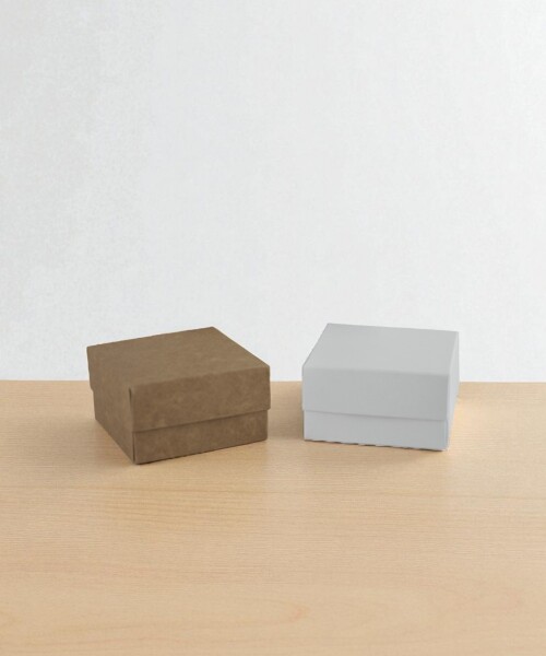 Pack x 20 unid - caja 02 - 8x8x4,5 cm. REVERSIBLE BLANCO MADERA