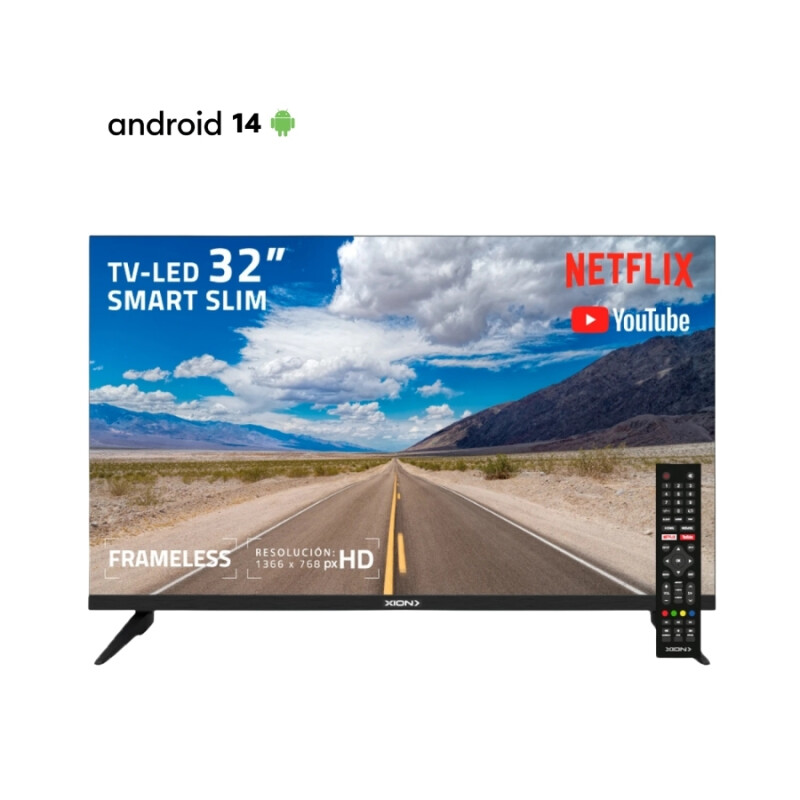 SMART TV XION XI-LED32SLIM 32'' HD LED Negro