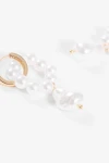 Aros con perlas dorado