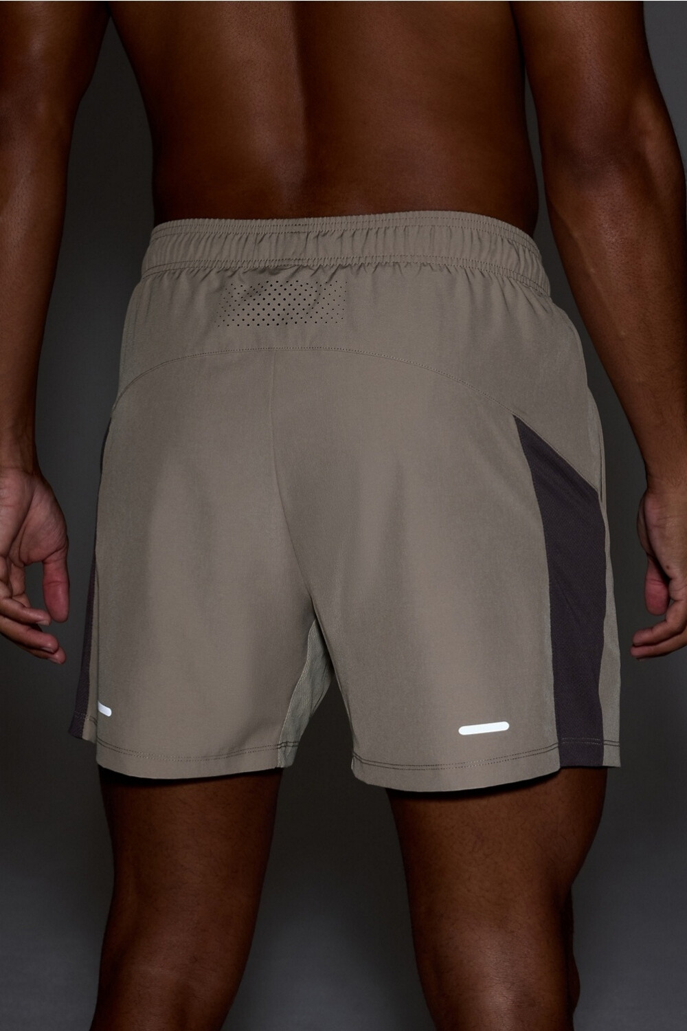 Short The 5 Infinite Short (Unlined) 02 Run Short Hombre Brutalist Khaki / Taupe Slate