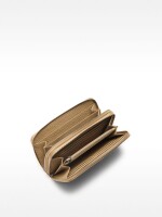Cartera Con Textura Y Cierre Doble camel