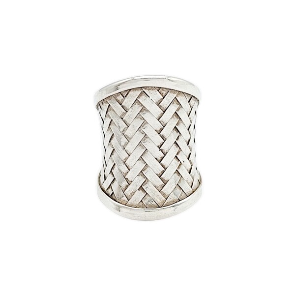 Anillo Tejido-Plata 925-Sin Piedra-AN3152 sinpiedra