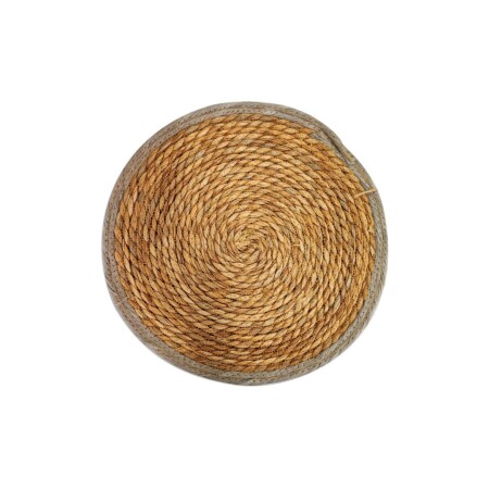 POSAFUENTE RATTAN REDONDA 35CM MARRON
