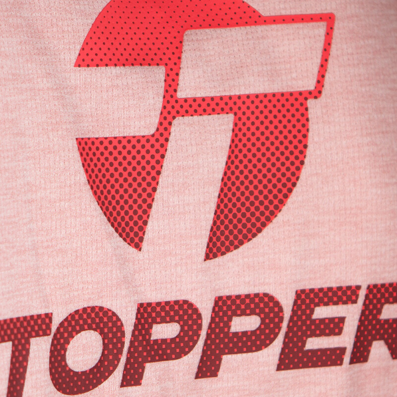 T-SHIRT BASIC WMN TRNG blanco ROSA POT MELANGE