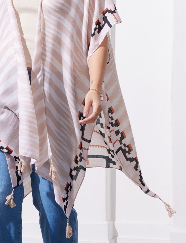 Kimono Printed BEIGE/MULTI