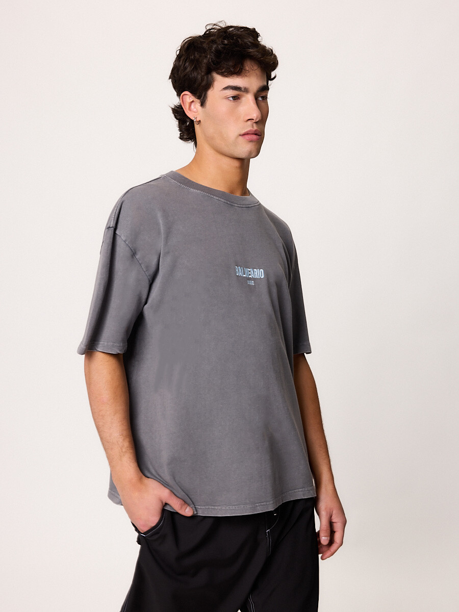 T-SHIRT M/C VITAK DIXIE Gris Piedra