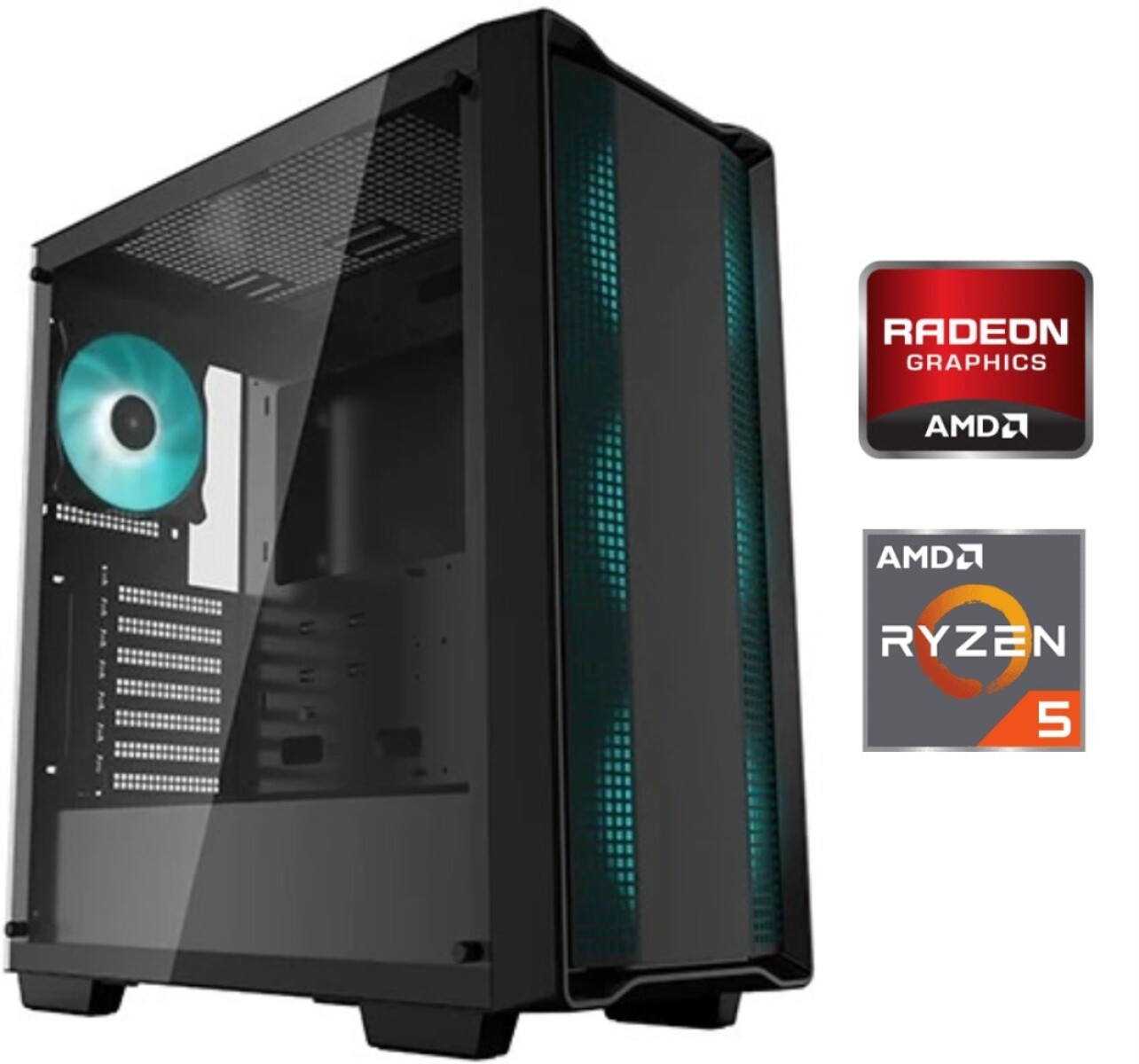 Equipo Gamer Ryzen 5 5600GT, 16GB, SSD 480GB, Gráficos Radeon 