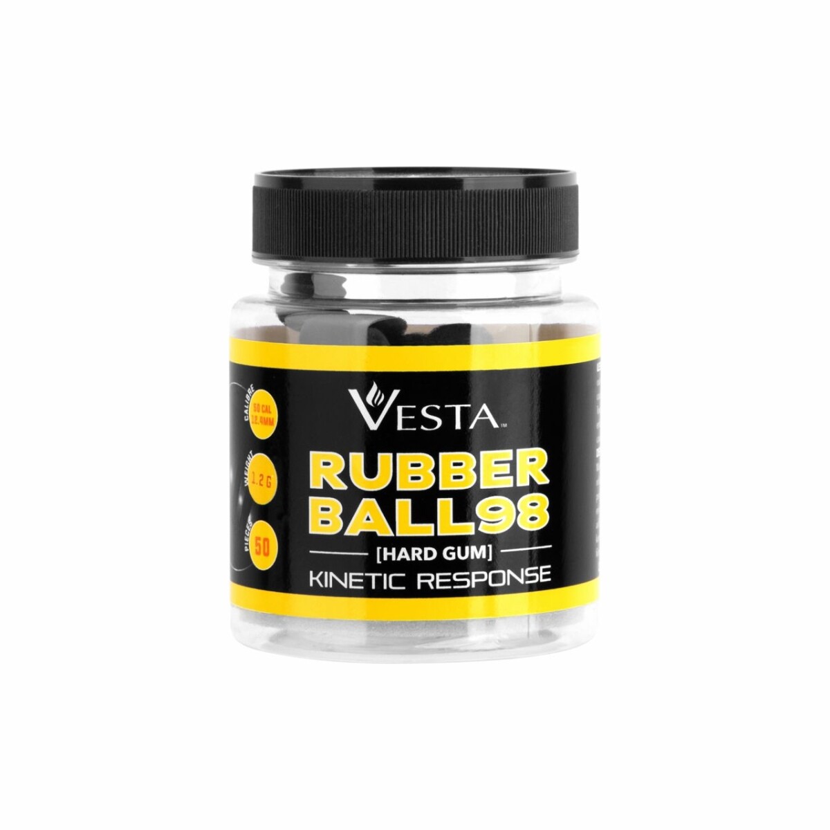 Balines Rubber Ball98 x50 calibre .50 