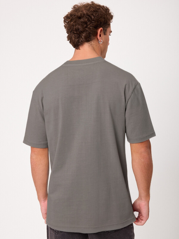T-SHIRT CASETTE RUSTY Gris Claro