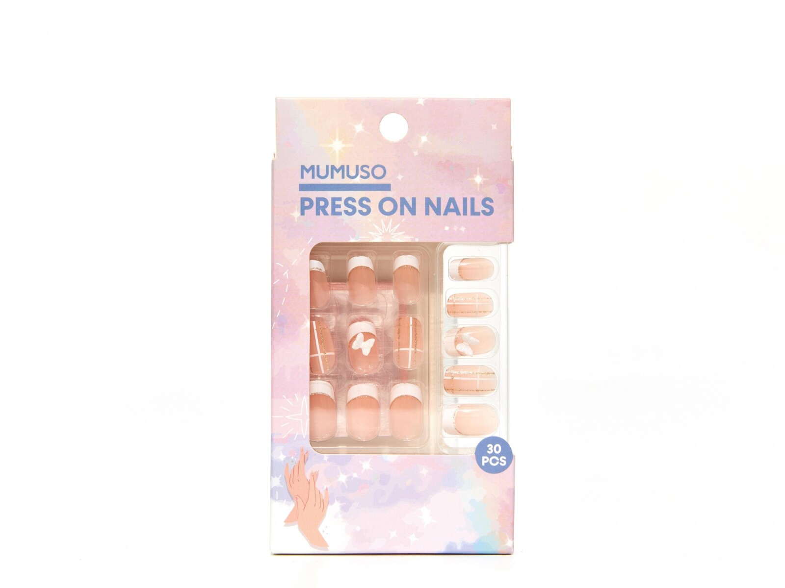 UÑAS A PRESIÓN (MARIPOSA) 