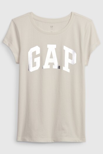 Remera Logo Gap Manga Corta Niña Birch 13-0905 Tcx