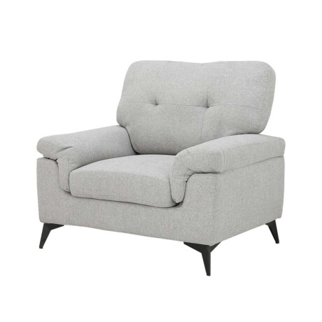 BUTACA Tela y Madera Natural Living Lamona Gris Claro