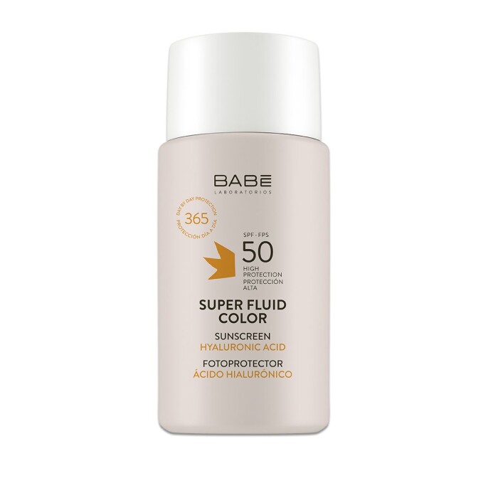 BABE SOLAR SUPERFLUID CON COLOR SPF50 CJ única
