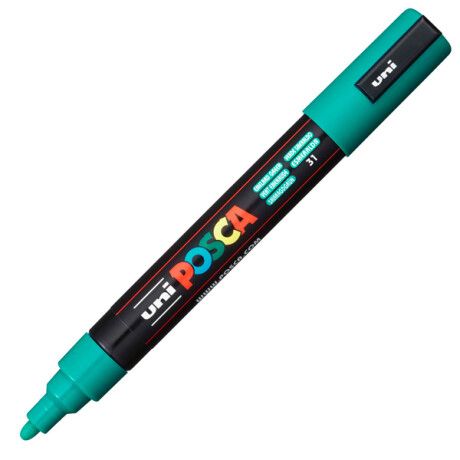 MARCADOR UNI POSCA 2.5 MM VERDE ESMERALDA N/A