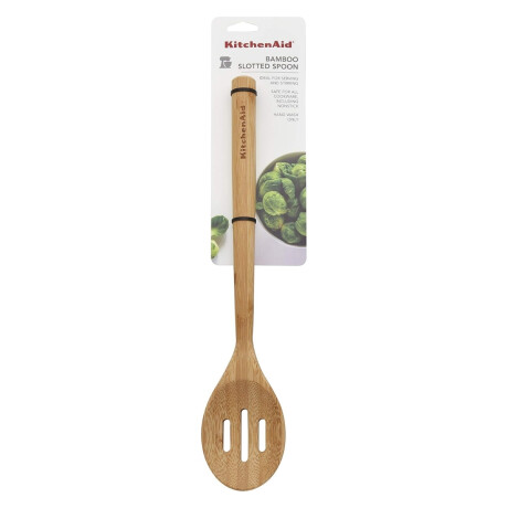 Cuchara Ranurada de Bambú 32 cm Cuchara Ranurada de Bambú 32 cm
