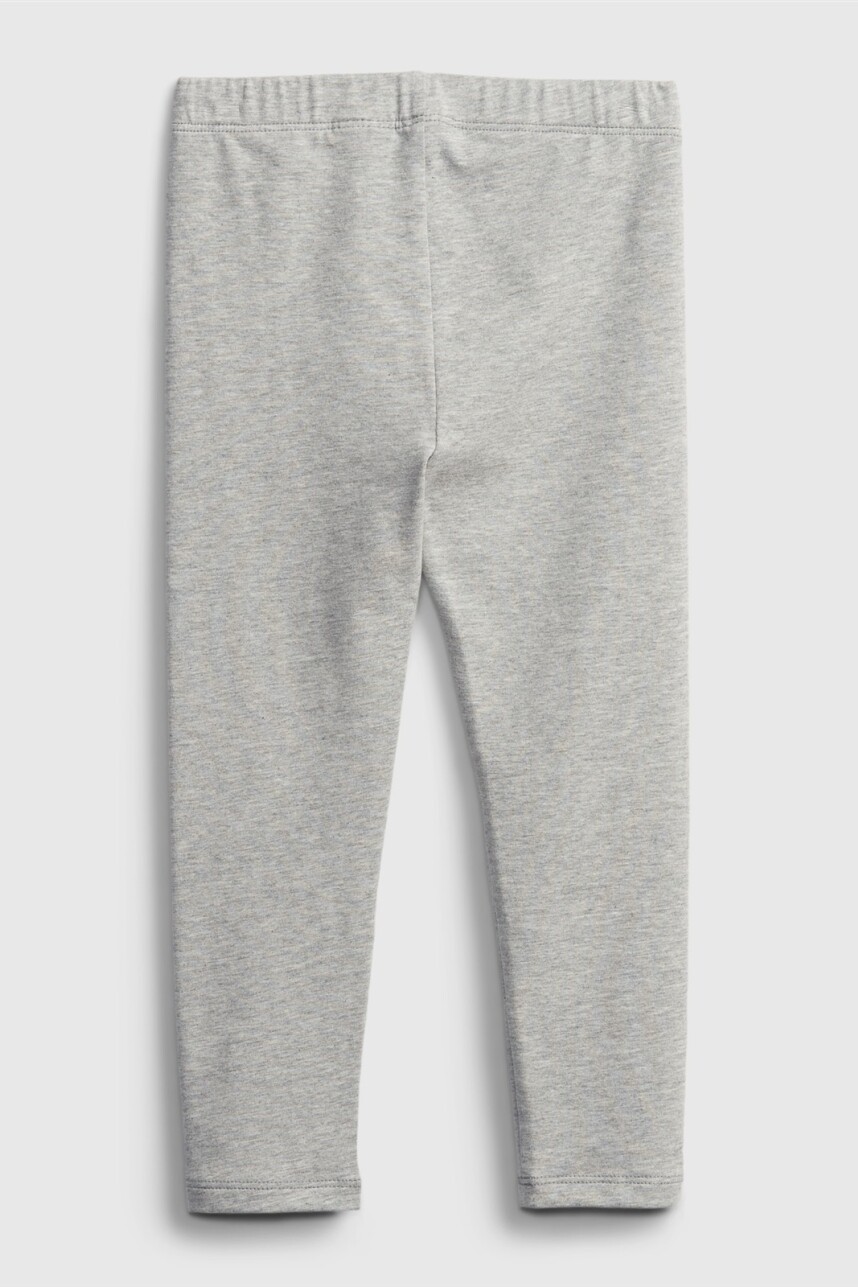 Calza Básica Toddler Niña Light Heather Grey B08