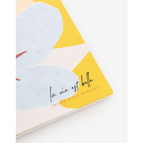 Cuaderno Anillado Floral Combinacion Multicolor